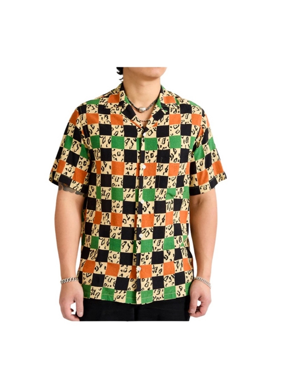 Portuguese Flannel Short Sleeve Chita Vacation Shirt NWT Size L